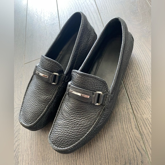 Prada black leather slip on - Picture 1 of 3